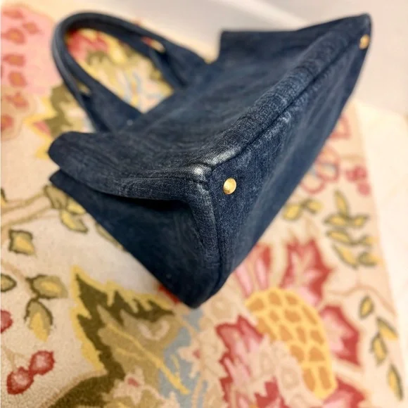 PRADA Canapa Denim Tote Bag Girlhood - Picture 9 of 16